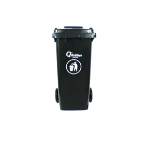 Contenedor gris para reciclaje o basura de 120 lts.